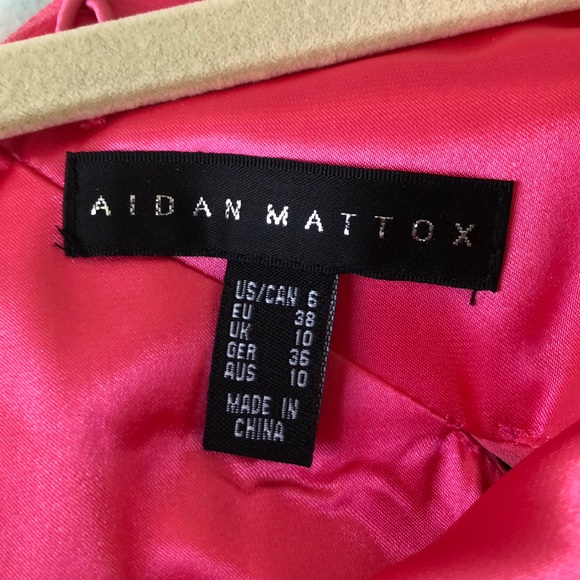 WORN ONCE Aidan Mattox Chiffon Gown - Picture 7 of 7